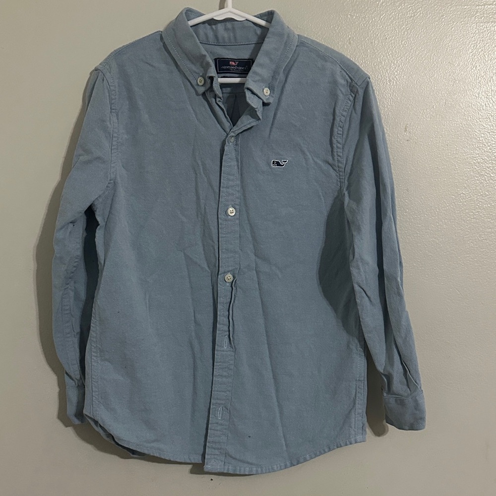 Vineyard Vines Blue Casual Button Down Shirt